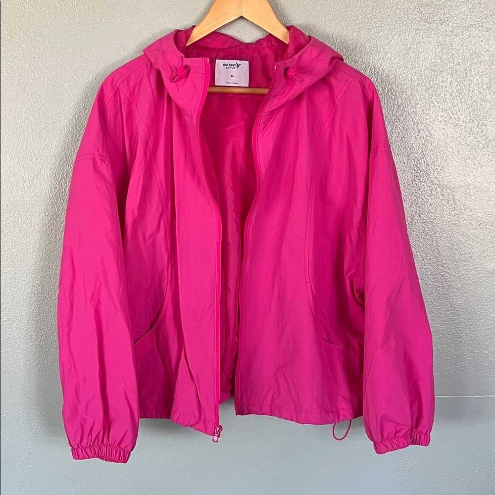 Bright Pink Hooded Jacket - Picture 1 of 11